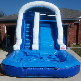 Blue and White Slide