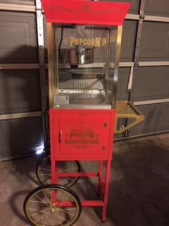 Popcorn Machine with Wheels